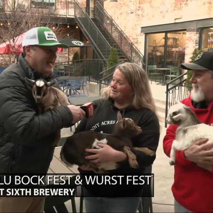 Keith Kaiser talks goats and beer with fans of the NuLu Bock Fest & Wurst Fest